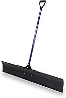 Marshalltown Polar Pusher 48" Snow Pusher Shovel - Lightweight UHMW Non-Stick Blade, Easy Plowing on Driveways & Sidewalks, Made in USA