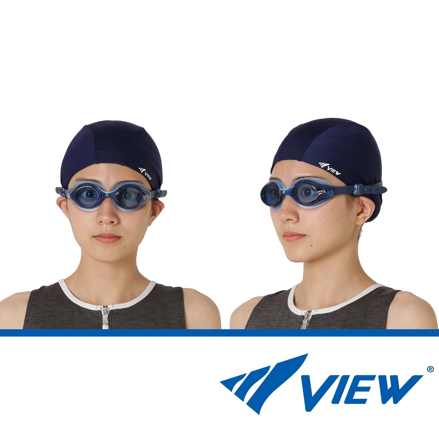 VIEW Swimming Gear V-820ASA Selene Swipe Schwimmbrille, Blau (V-820ASA-BL)