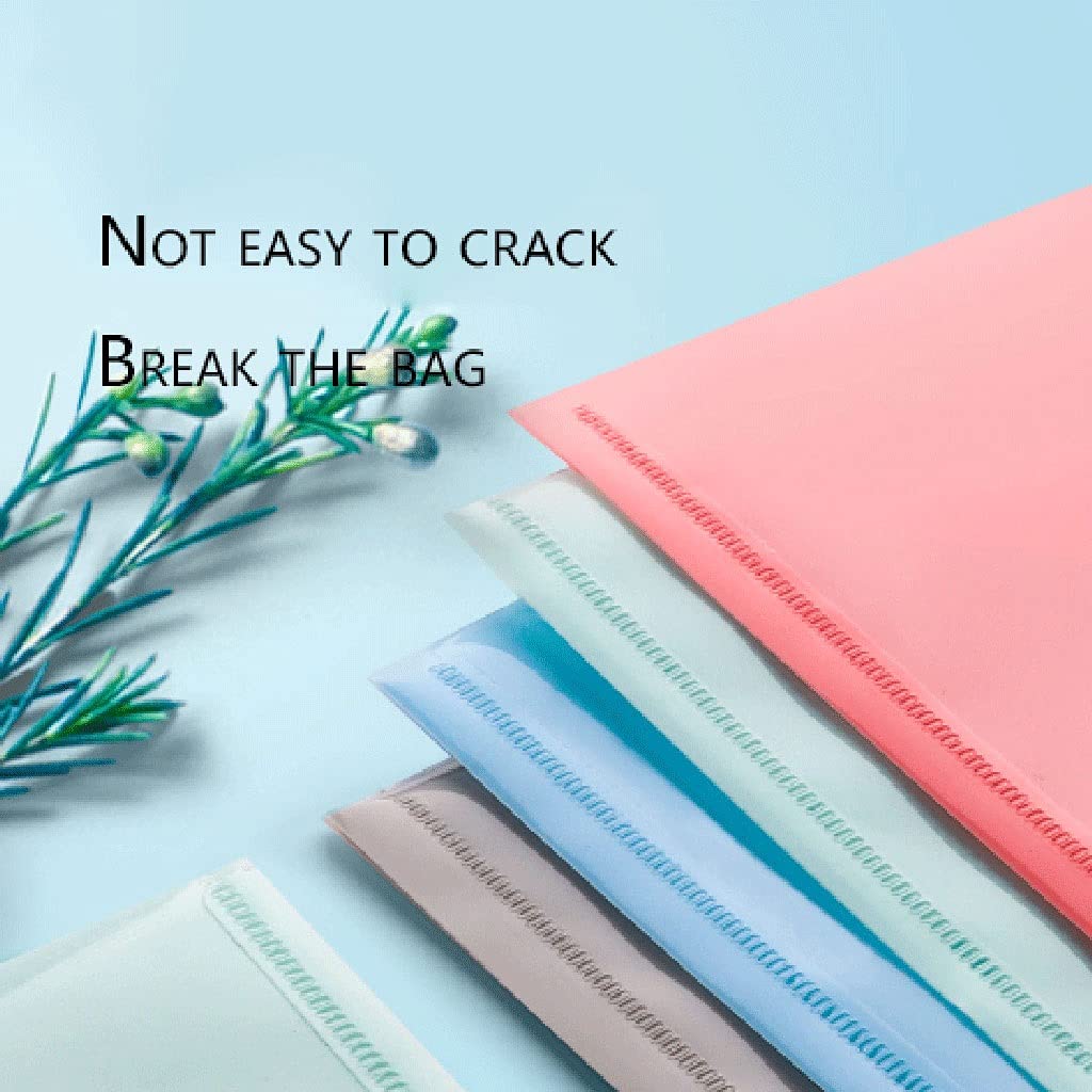 20 sztuk plastikowa folder koperta Wyczyść foldery dokumentu 4 kolory Koperty plików z przyciskiem Snap do pracy domowej pamięci OfficeTravel (Color : Szary)