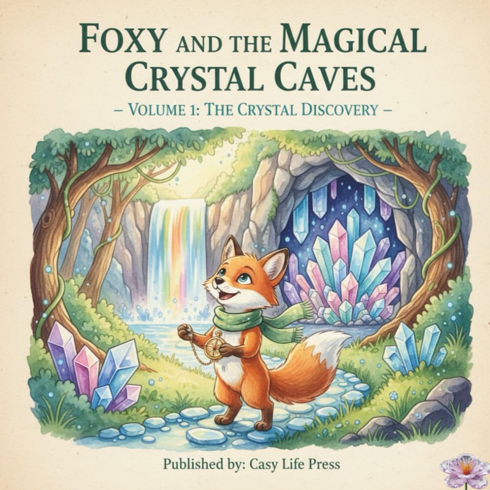 Foxy and the Magical Crystal Caves: A Whimsical Journey of Courage and Friendship (Foxy’s Adventures Book 1)