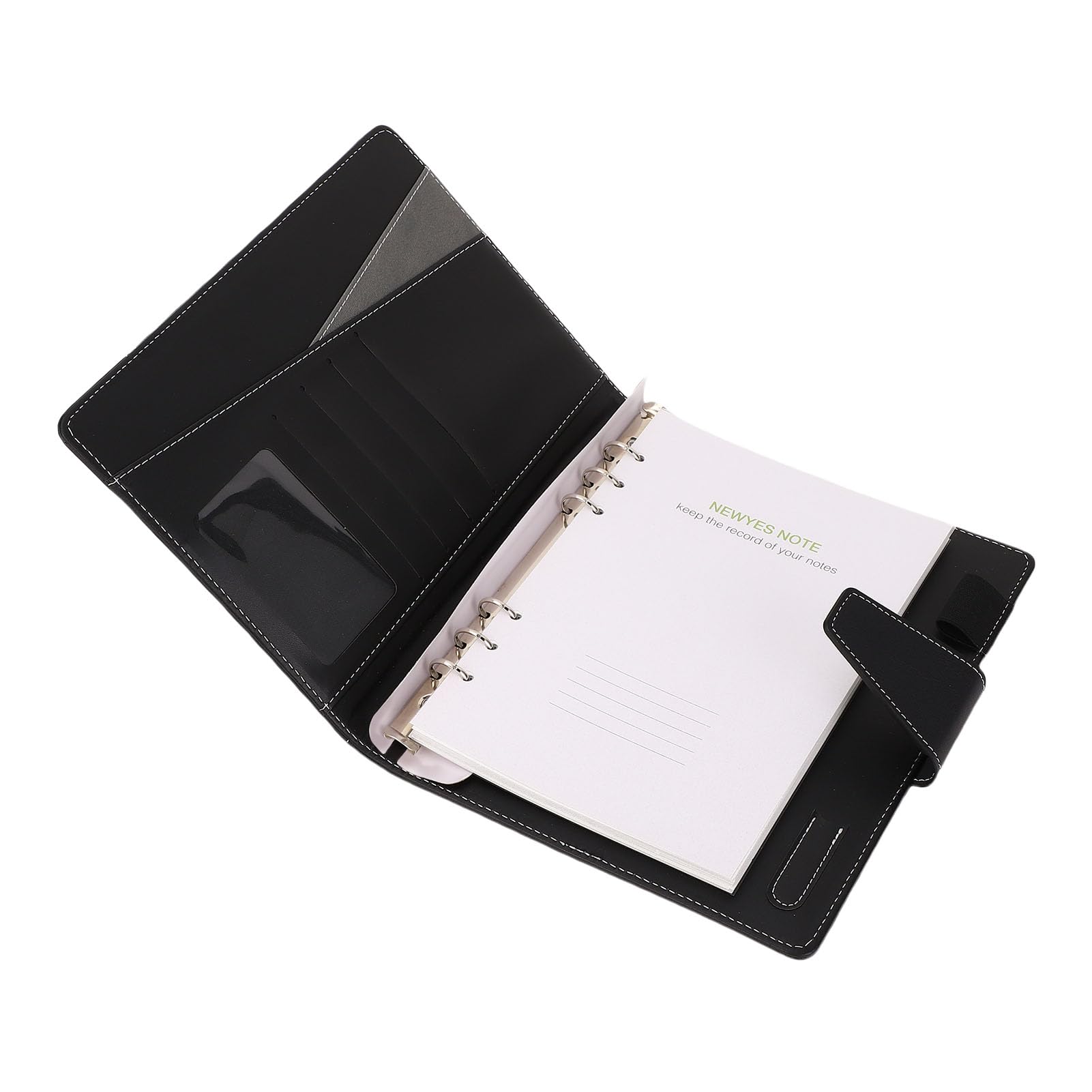Pwshymi Digital Smart Pen Erasable Notebook Set Reusable Writing Pad for Business Meetings PU Material