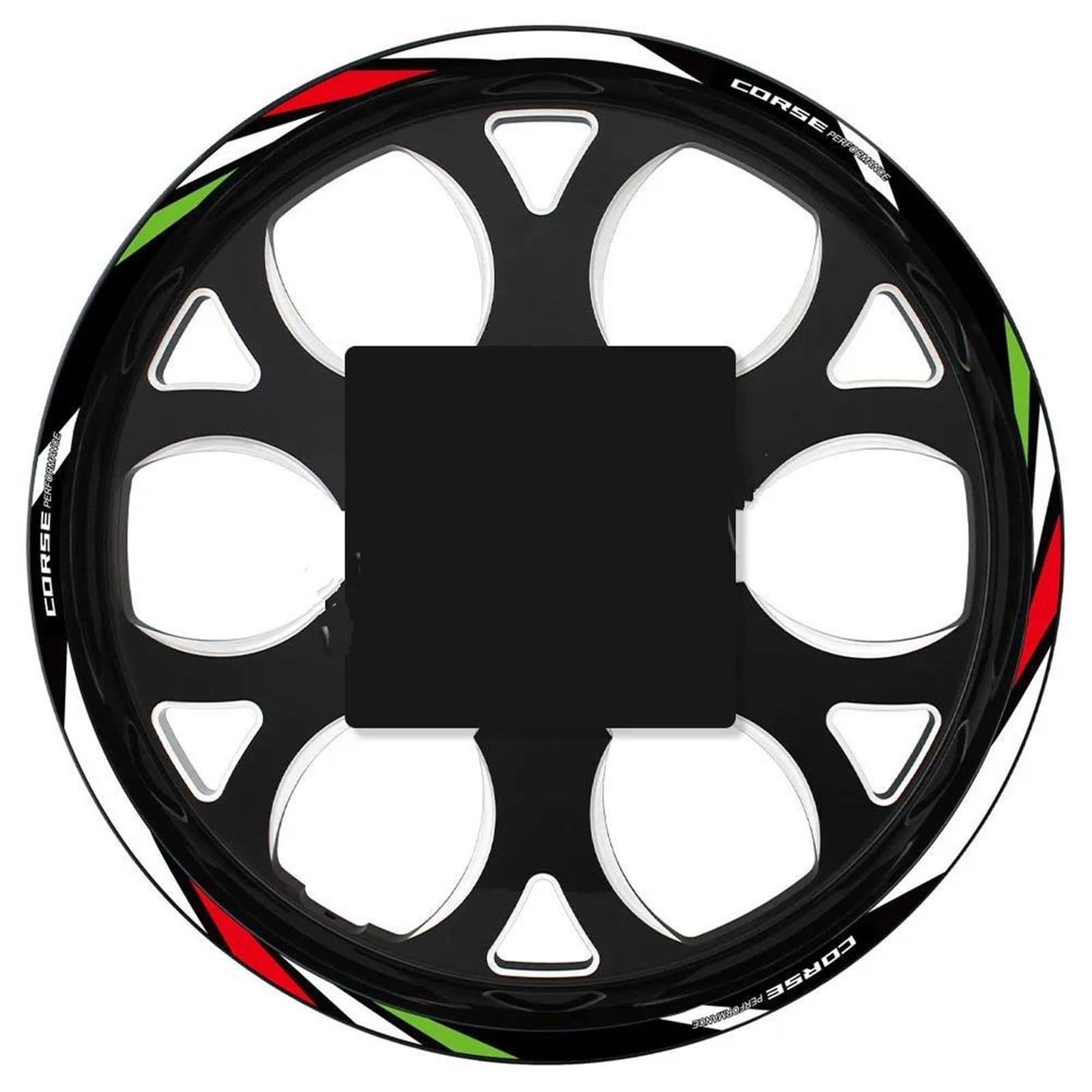 Wheel Sticker Rim Decal Hub Stripe Tape for Ducati for Monster 696 821 937 for Diavel for Panigale V4 848 Wheel Rim Sticker(Color1)