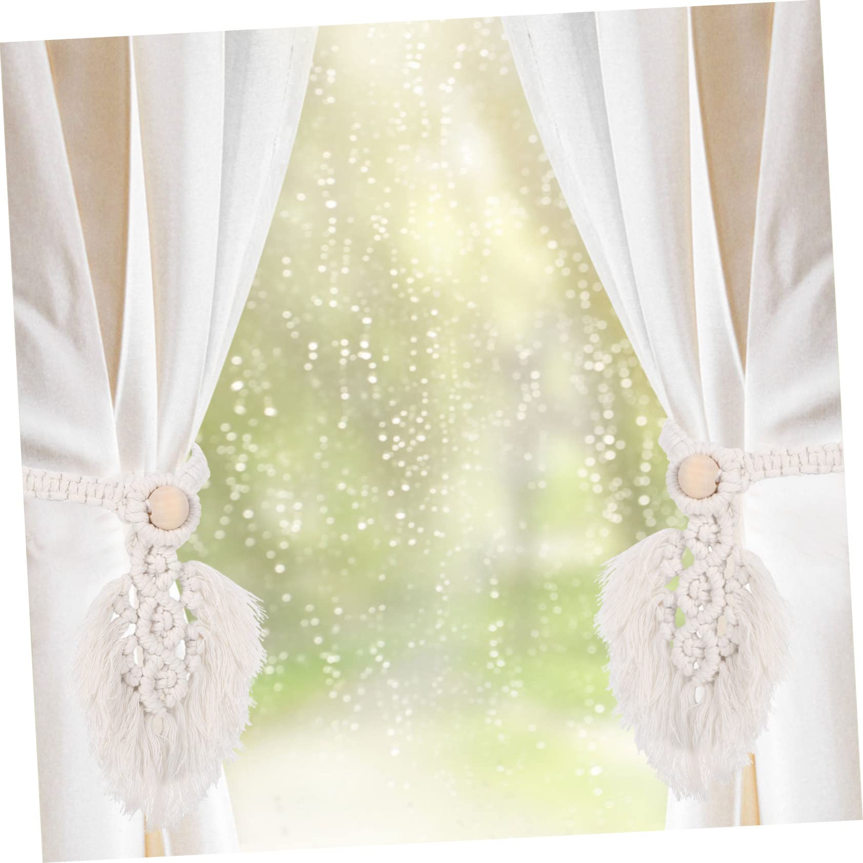 8 PCS Esterna Tiebacks Trattamenti di Finestra Tende Decorativa Titolari Decorativa Holdbacks Corda Tendaggi Holdbacks Holdbacks Tende