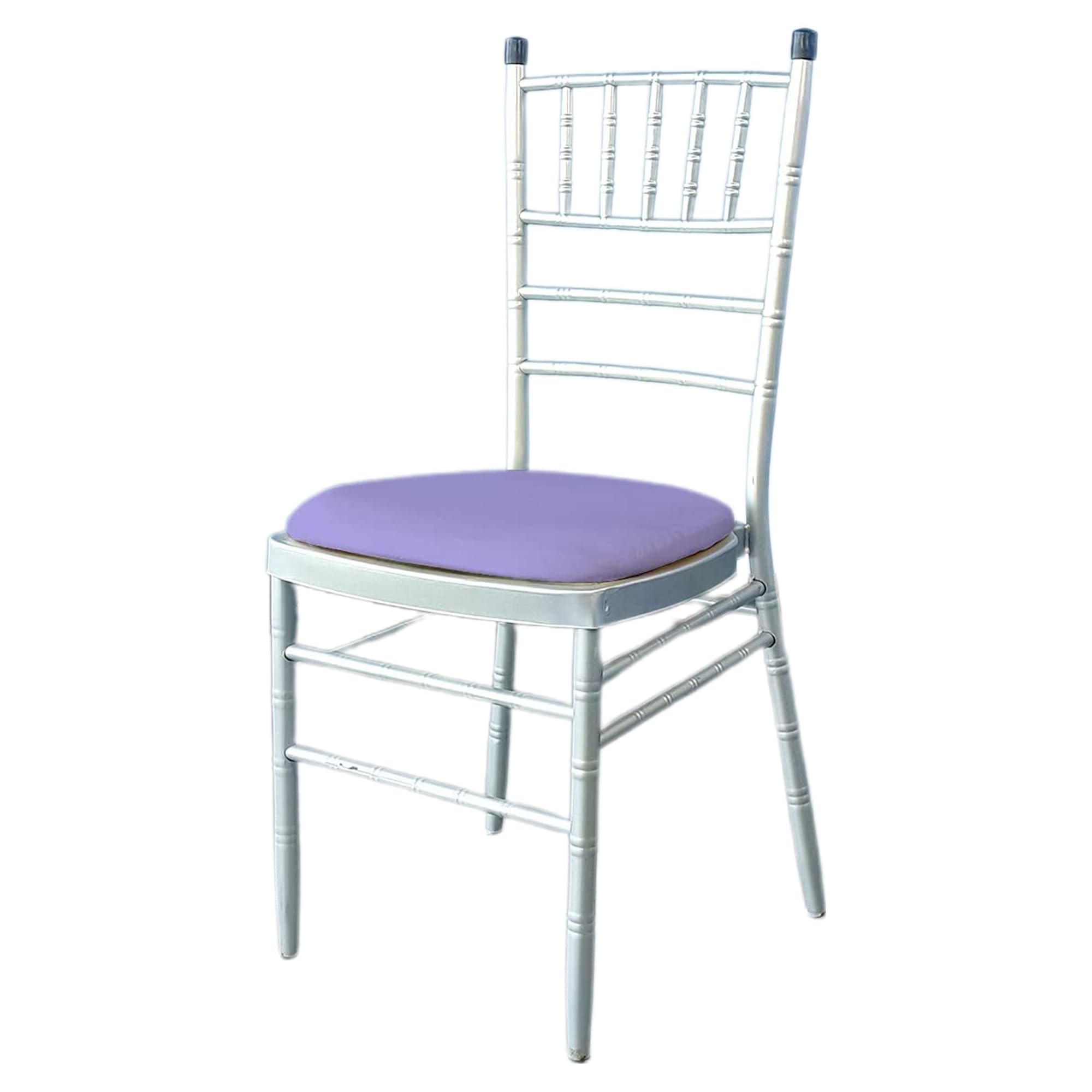 WedDecor Stretchable Spandex Chair Seat Covers, Lavender, 20pcs — image 1