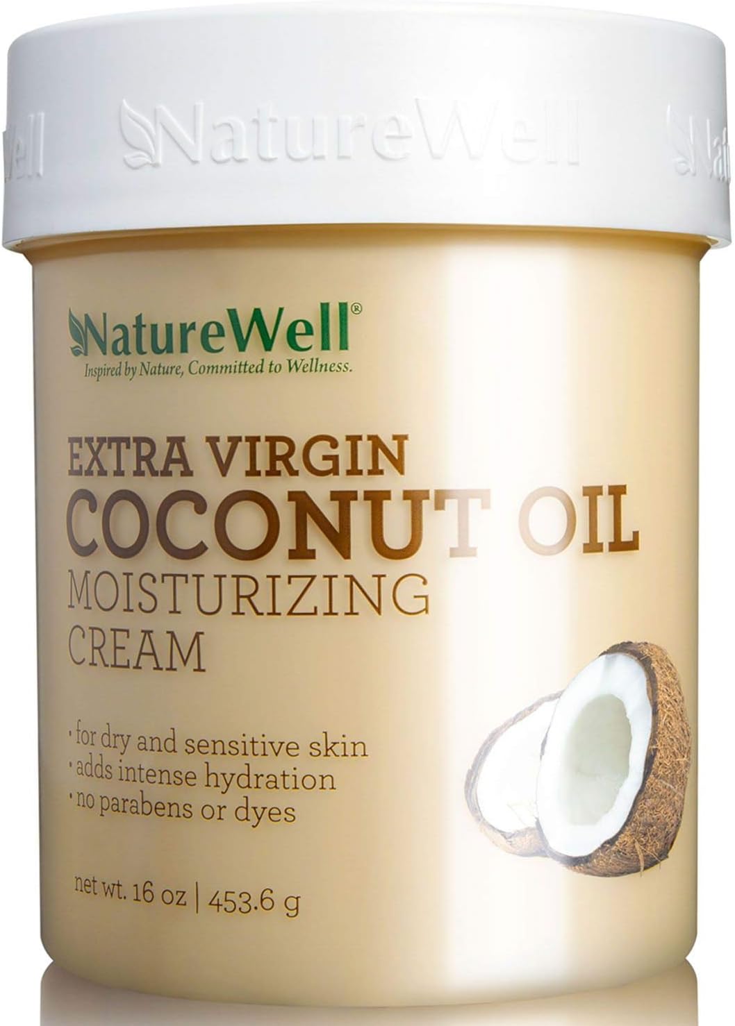 Nature Well Extra-Virgin Coconut Oil Moisturizing Cream (16 oz.) (pack of 6)