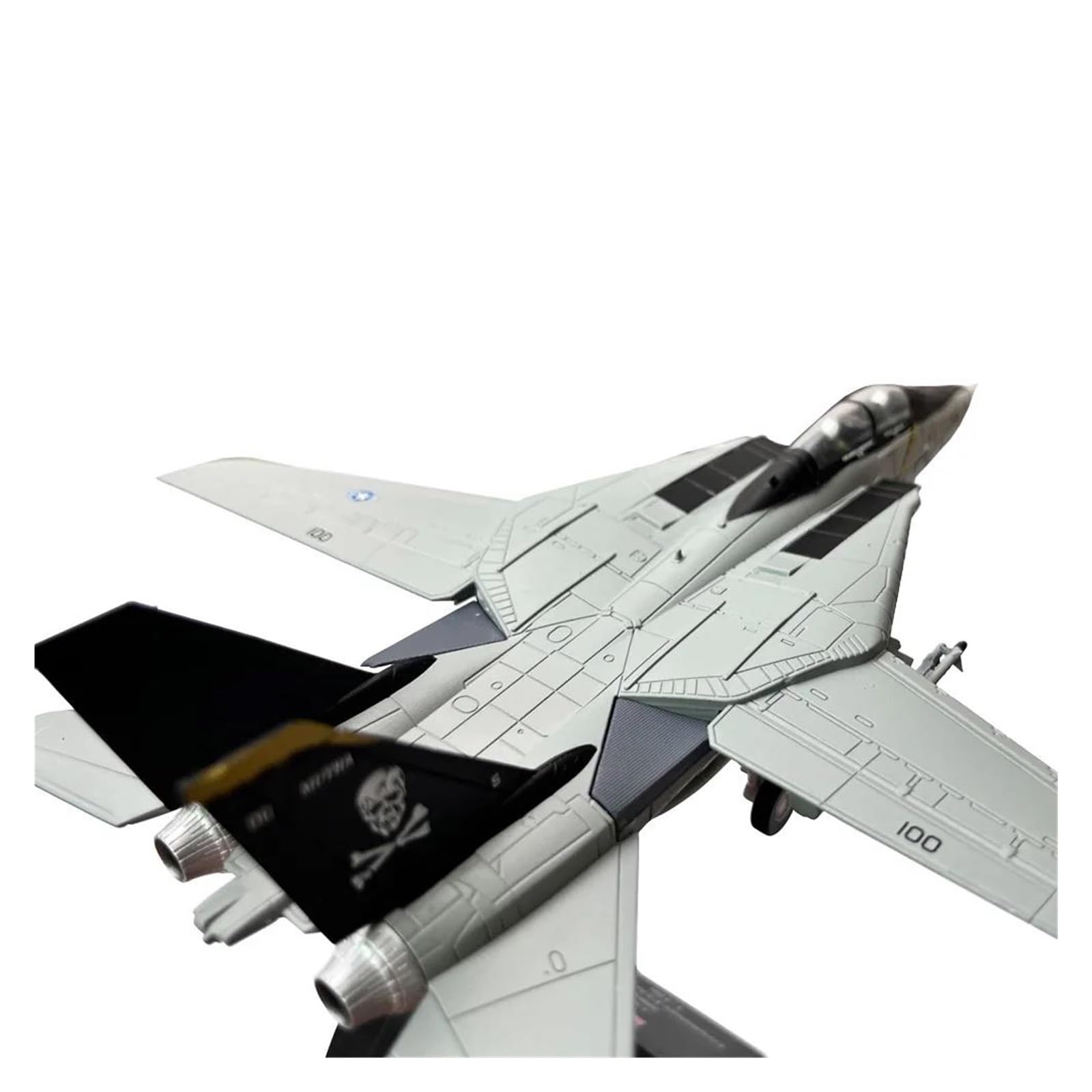 Aereo in Metallo pressofuso Scala 1/100 per Grumman F-14 Tomcat Bombcat Fighter Collezione di Modelli di Aeroplano in Metallo pressofuso per Raccolta ed Esposizione (Stile 2)