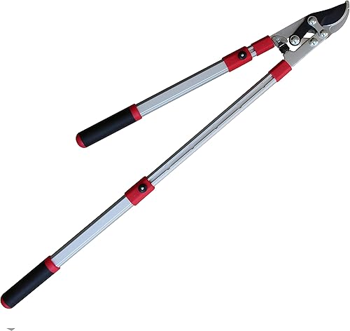 Miniatura 3 de TABOR TOOLS GG21A - Podadora de derivación extensible con acción compuesta, recortadora telescópica de árbol de 27 a 40 pulgadas, cortador de ramas