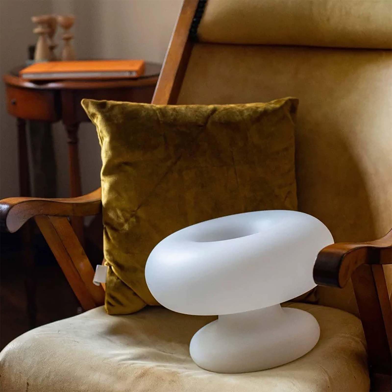 Lampade da scrivania, lampada da scrivania circolare da comodino per camera da letto, ragazza designer celebrità di Internet ornamento in vetro per soggiorno luce notturna, per camera da letto, soggi
