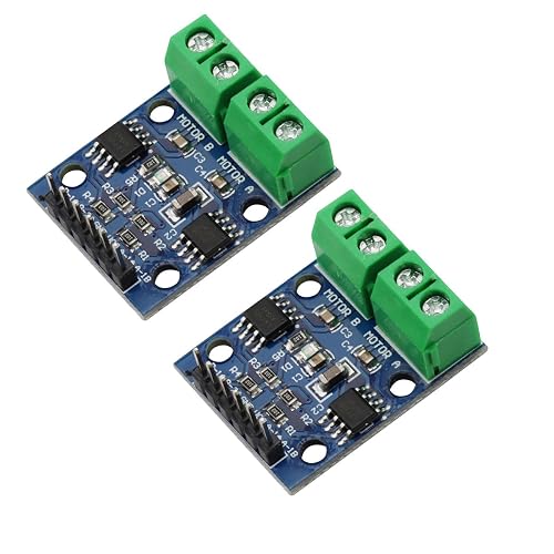 VKLSVAN 2PCS L9110S H-Bridge 2 Channel DC Motor Driver Module Stepper Motor Drive Controller Board