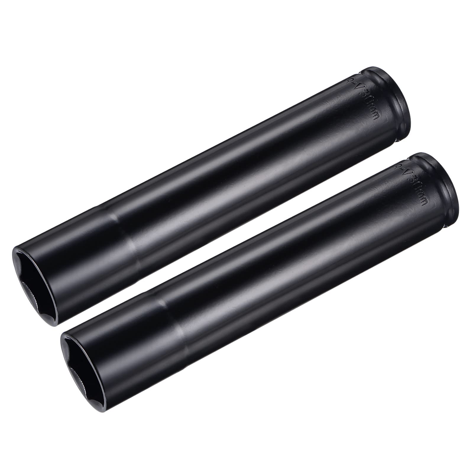 2 Schlag-Stecknüsse 8mm Tief, 1/2 Zoll Antrieb – Aus CR-V Stahl, 8cm Lang – Für Hohe Drehmomente & Enge Räume