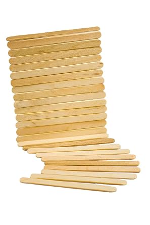 Perfectware Food Grade Popsicle Sticks-1000ct,Natural,4.5