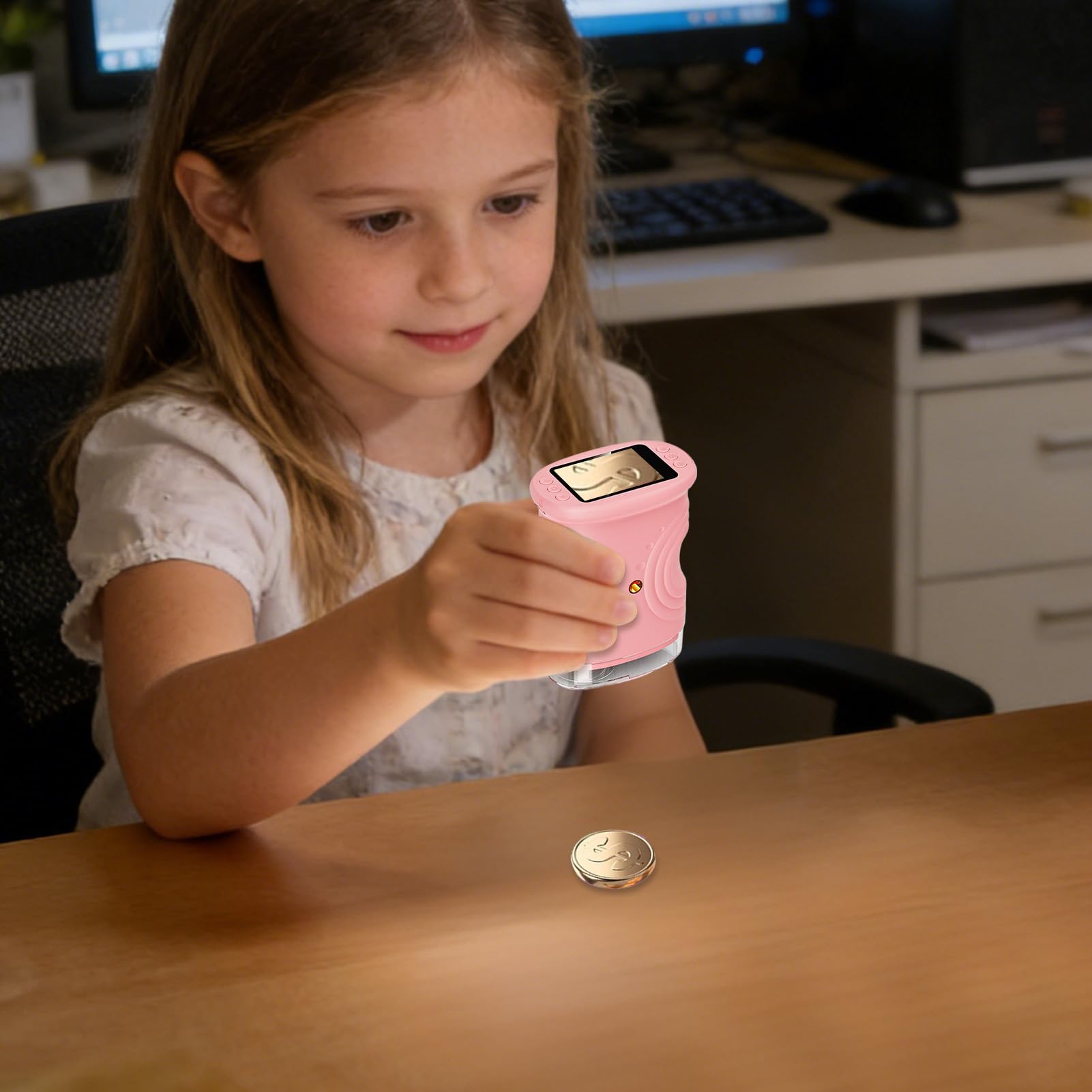 Microscopio Digitale per Bambini Giocattoli Scientifici Educativi