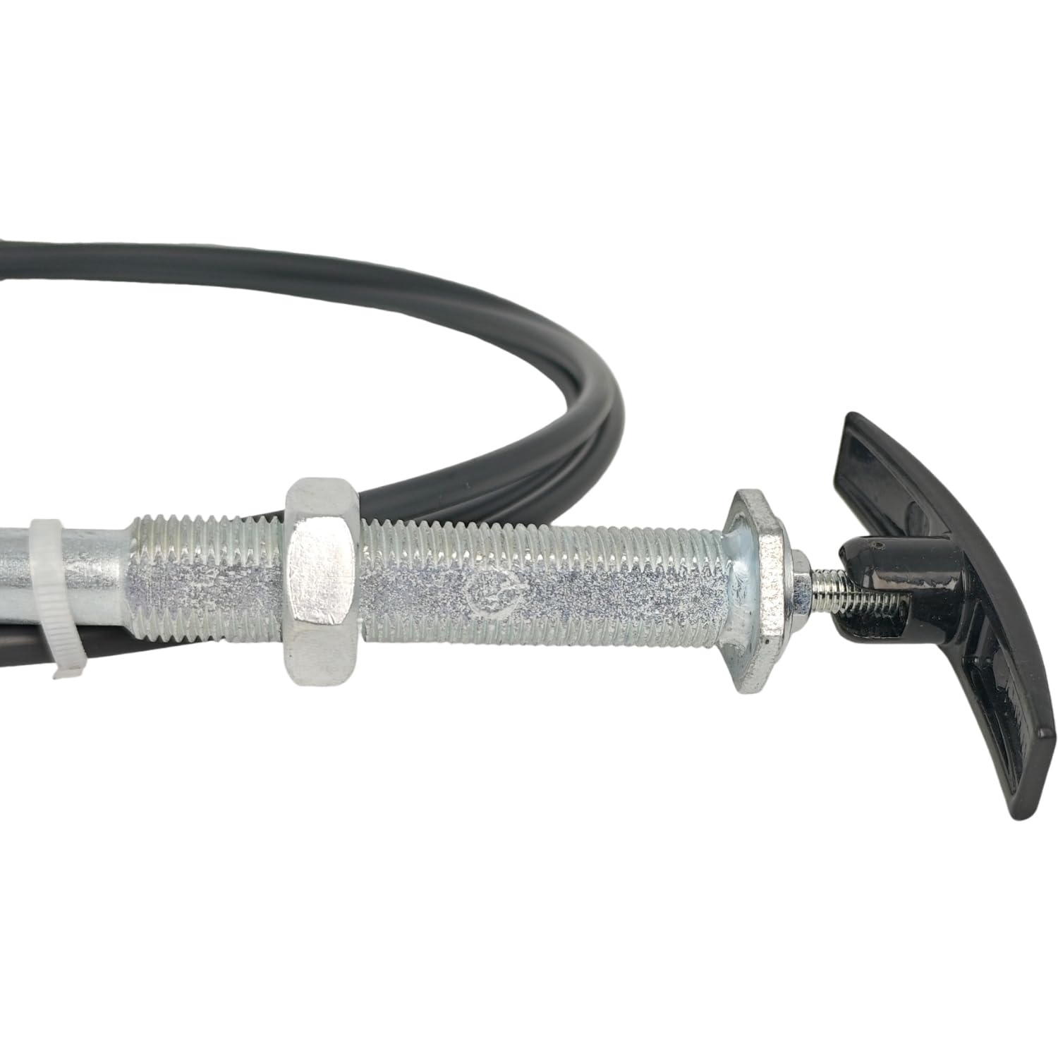 EZROAD TC96CNPB Kabel przedłużający wentylu 243,8 cm z uchwytem, kompatybilny ze zbiornikiem dolnym Valterra RV, kompatybilny z wentylem LeSalle Bristol, czarny zbiornik, pojazd rekreacyjny
