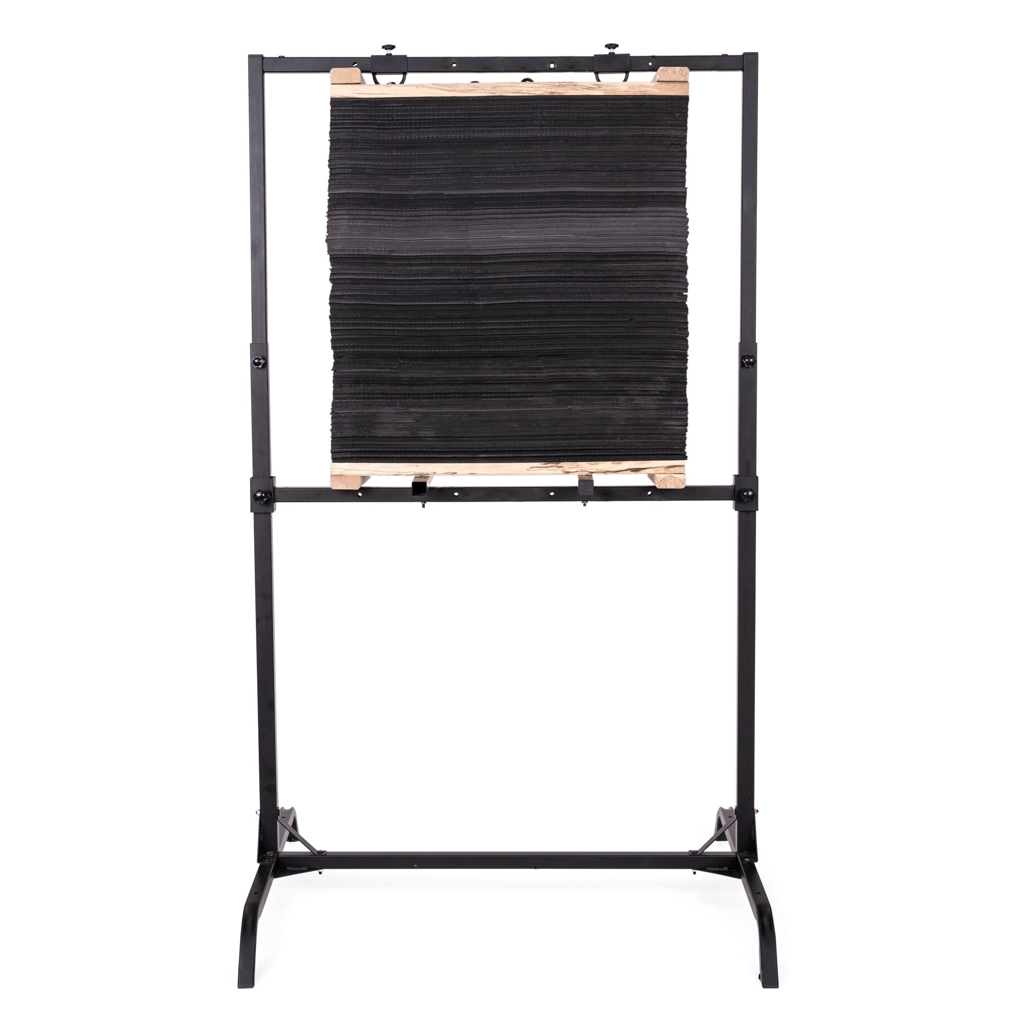 YAK Archery Universal Zielscheibenständer – Vielseitig, Höhenverstellbar, Passend 80x80, 60x60 cm Zielscheiben und Schießsäcke, Leicht & Stabil, Pulverbeschichtetes Aluminium