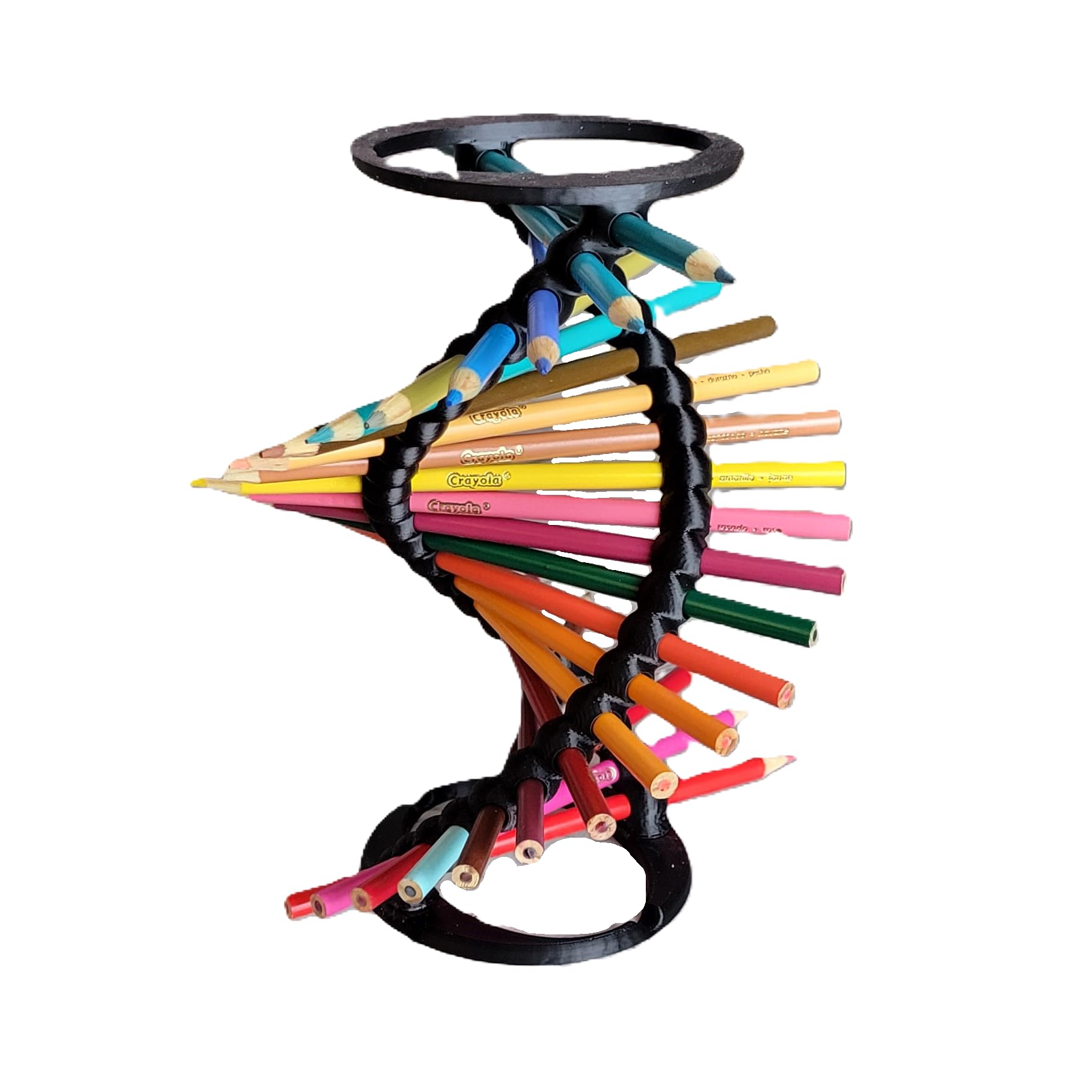 Amazon.co.jp: Znet3D DNA ヘリックス 鉛筆ホルダー 高さ9インチ 鉛筆
