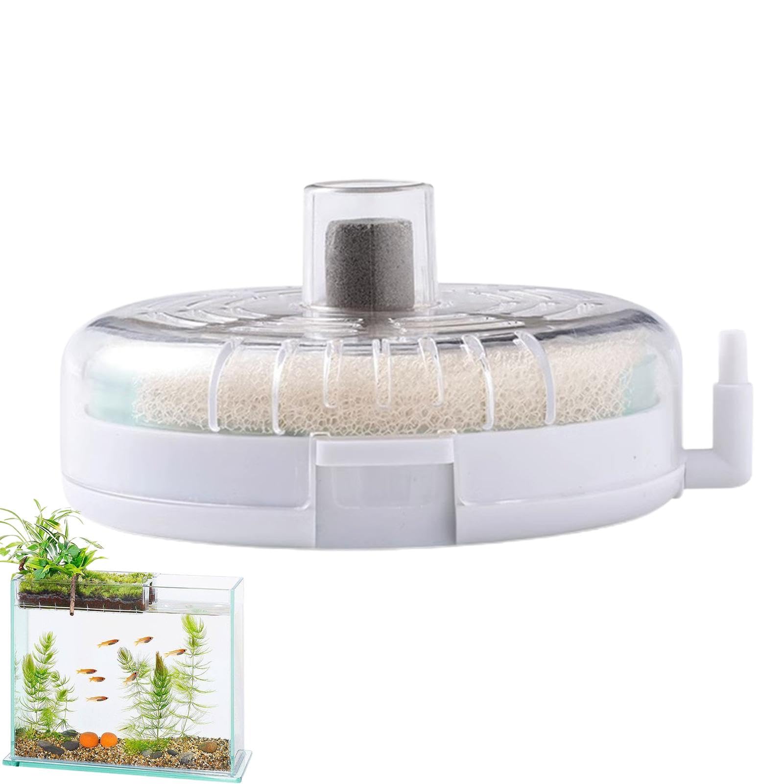 Filtro de acuario pequeño, filtro de pecera,Filtro de pecera Betta - filtro de acuario, filtro de esponja para acuarios pequeños, filtro de agua para peceras pequeñas, filtro de agua para acuario