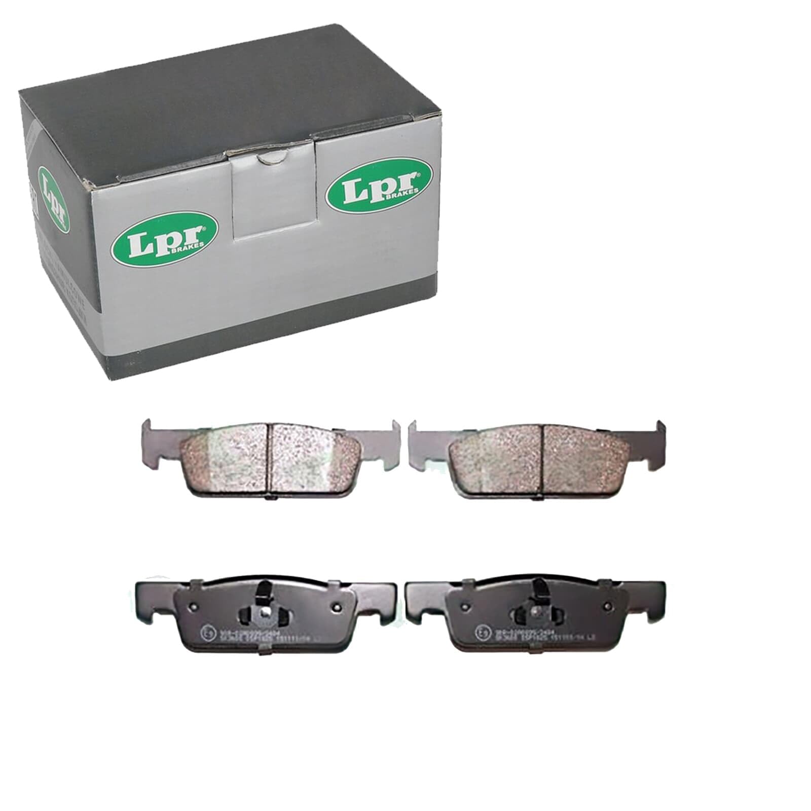 LPR Kit pastiglie freni Anteriore non predisposto per visualizzazione avviso usura 05P1825 Compatibilità con DACIA SANDERO II, RENAULT Sandero/Stepway 2 B8 Logan/Stepway 2 Sedan L8