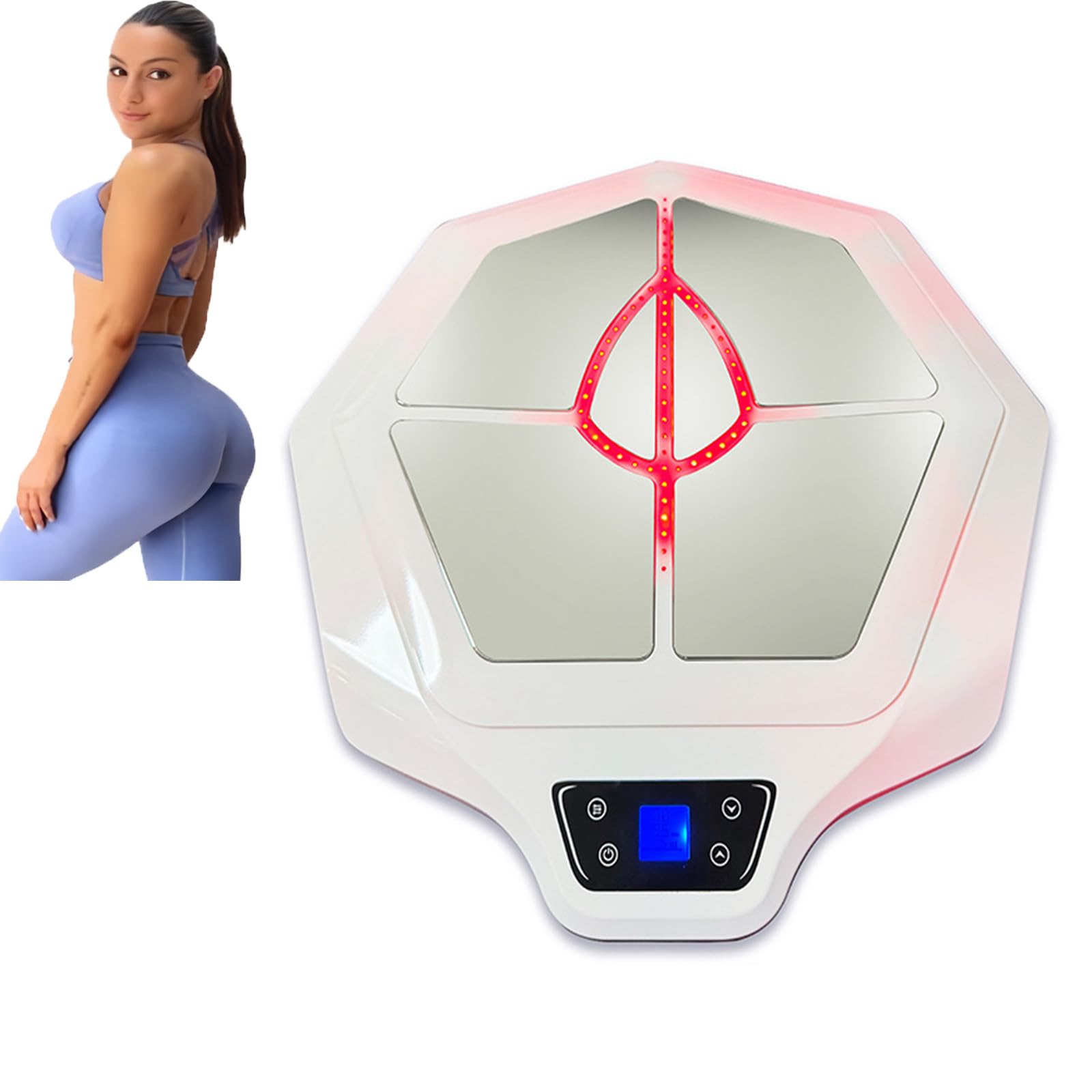 Kegel Exercise EMS Pelvic Floor Chair for Postpartum Repair - Pelvic Floor Muscle Corrector, Pelvic Floor Exerciser,Prevent Urinary Incontinence with Electromagnetic Trainer - Home Use,White