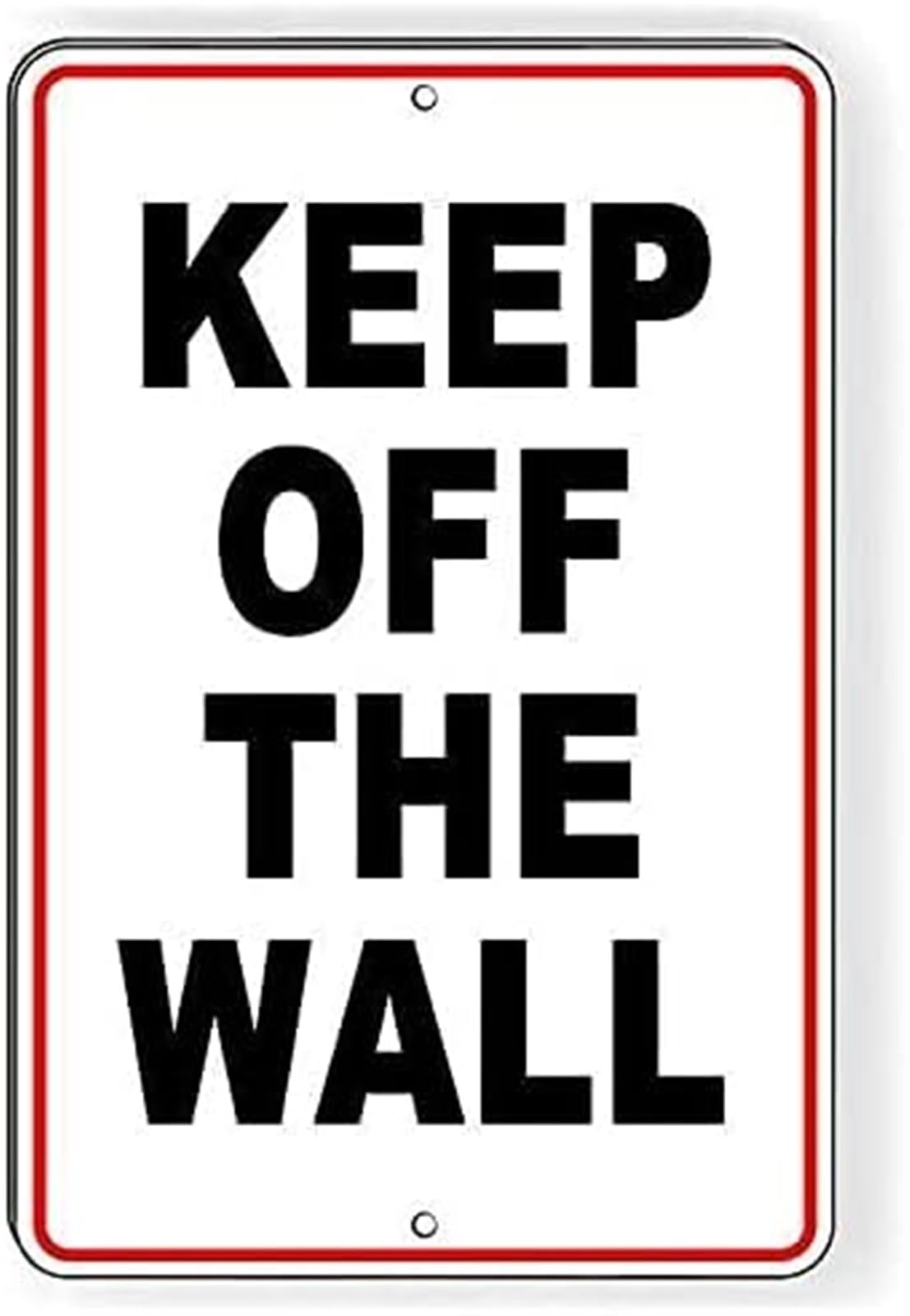 PKNVKZIDK Vintage Metal Warning Sign Industrial Rustic Keep Out Sign for Outdoor Patio Garage Man Cave Wall Decor Tin Sign 8 X 12 inch