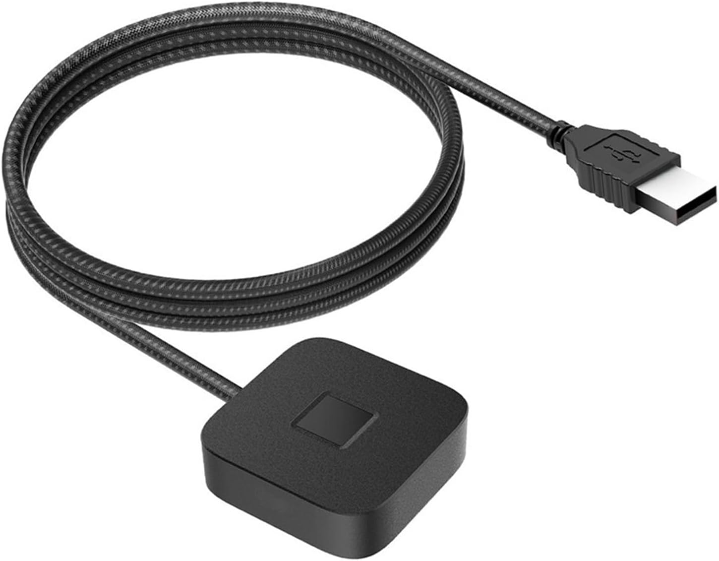 USB Fingerprint Reader, Hello Fingerprint Reader with 1 Click Lock Screen, Auto Driver Setup for PC 360 Degree Touch Fast Recognition Biometric Scanner Dongle for 10 11 (Black)