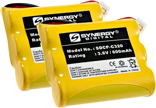 Miniatura 9 de Synergy Digital Batería inalámbrica para teléfono, compatible con V Tech 80-5071-00-00 batería de teléfono inalámbrico (NI-CD, 3.6 V, 600 mAh)