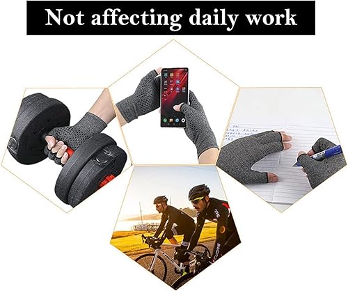 Miniatura 5 de 5R Arthritis Gloves, Compression Gloves For MenWomen, Copper Gloves for Arthritis Pain ReliefDailywork