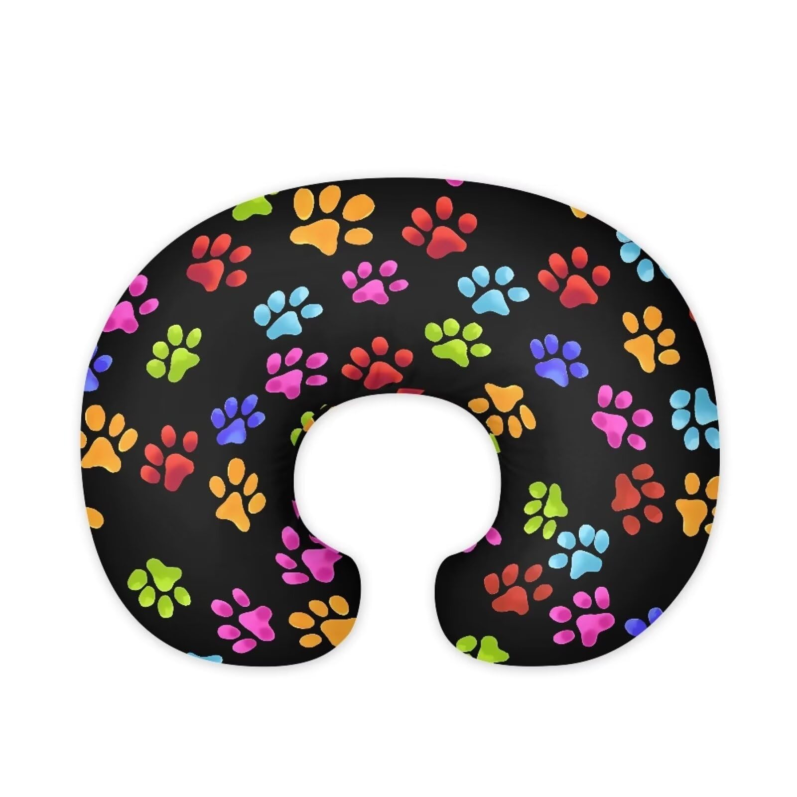 Nopersonality Paws Baby Nursing Pillow Cover Stretchy Breathable Breastfeeding Pillow Cover Neutral Pillow Cover for Infant Snug Fit Standard Nursing Pillows
