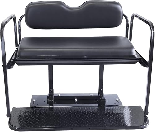 Miniatura 3 de Buggies Unlimited Club Car DS (modelos 00.5-Up) Kit de asiento trasero abatible para carrito de golf con marco de acero