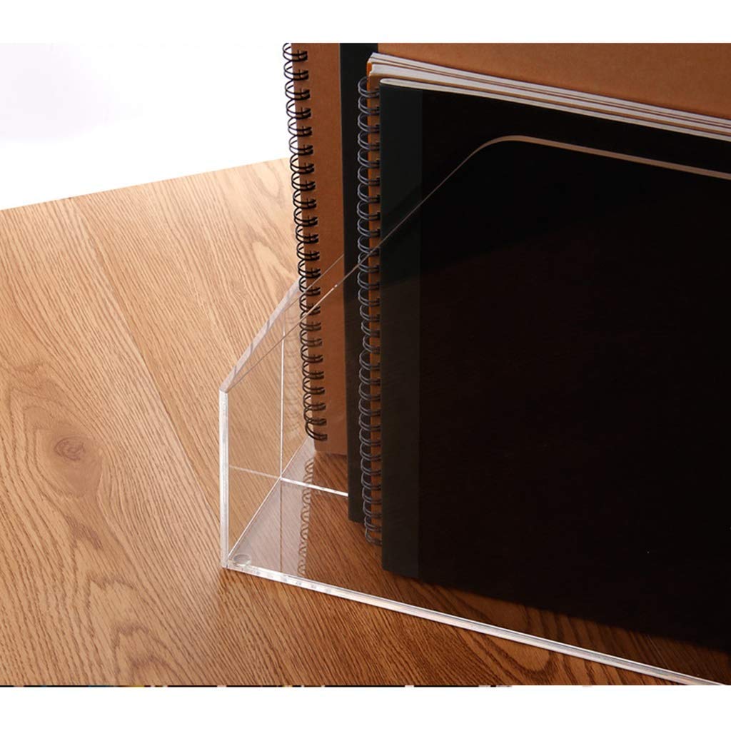 Acryl-DVD-Ausstellungsständer, Theater-Bar-Spiel-Disc-Sammelregal – klassifizierte Aufbewahrung, vollständig transparentes Café-CD-Aufbewahrungsregal (Farbe: klar, Größe: 26 * 26 * 24 cm)