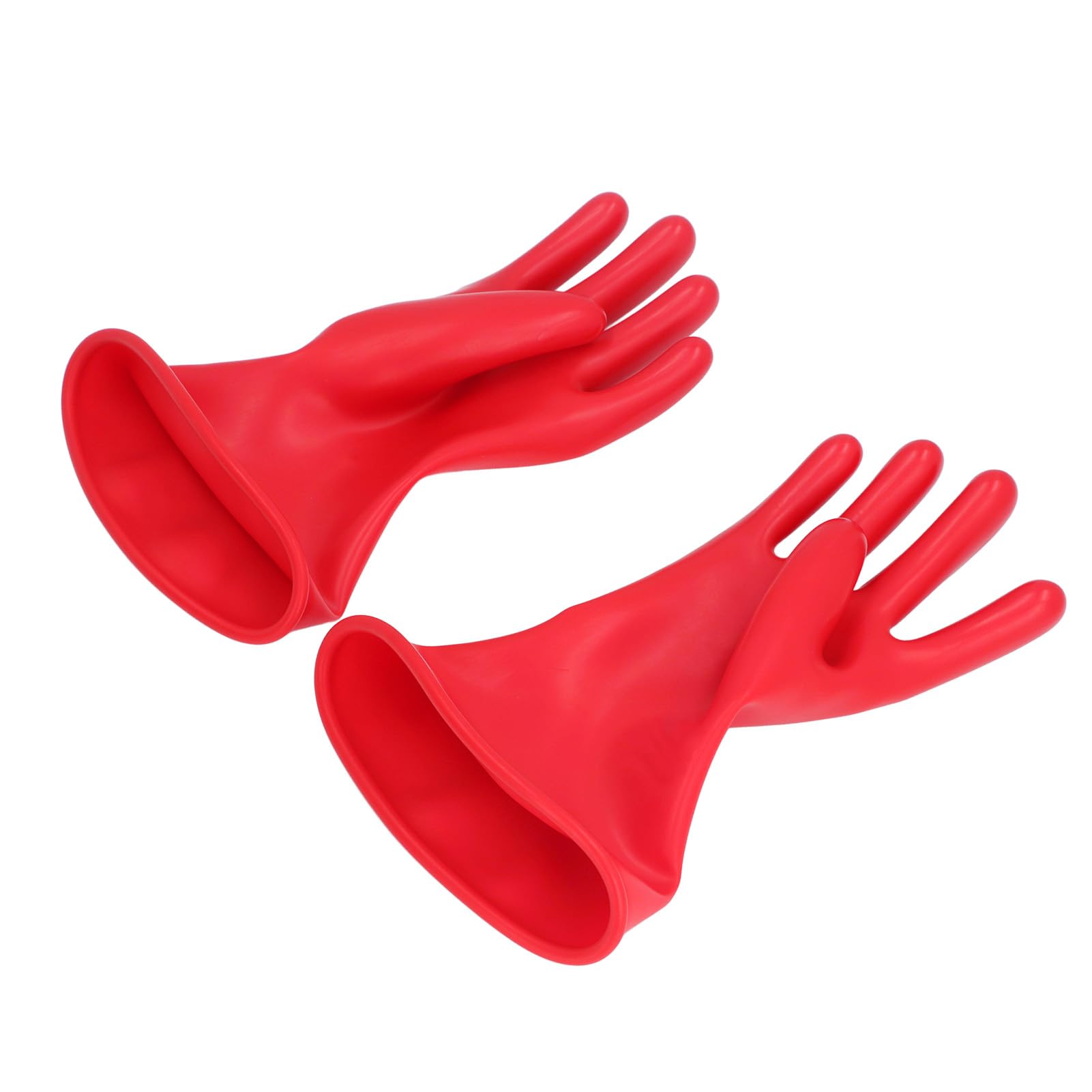 Gants isolés pour électriciens 2,5 kV, gants de sécurité haute tension, gants de travail en latex de qualité supérieure pour lignes électriques avec une résistance à la perforation (Taille 8)