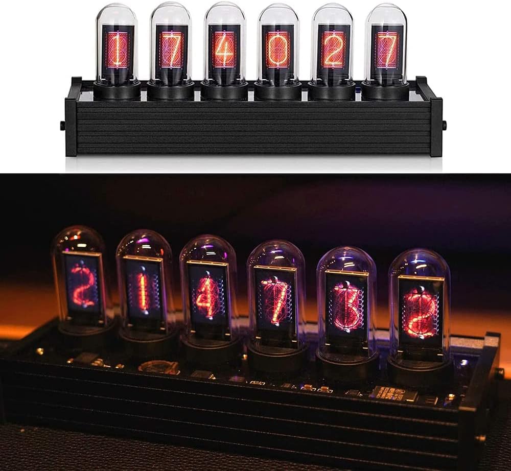 FOYLO valve clock nixie tube digital clock Tube Clock,20+ Fashion & DIY
