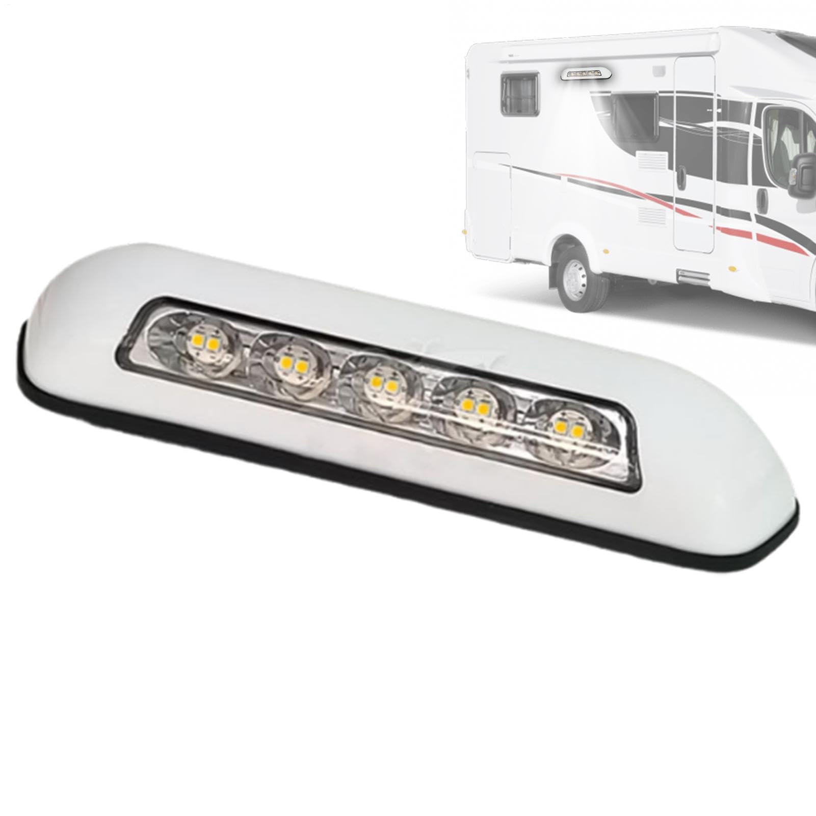 Lampes pour auvents pour véhicules de loisirs - Spots imperméables de 12 cm, lumière pour escaliers de patio, remplacement de LED extérieur | Éclairage pour véhicules récréatifs, accès