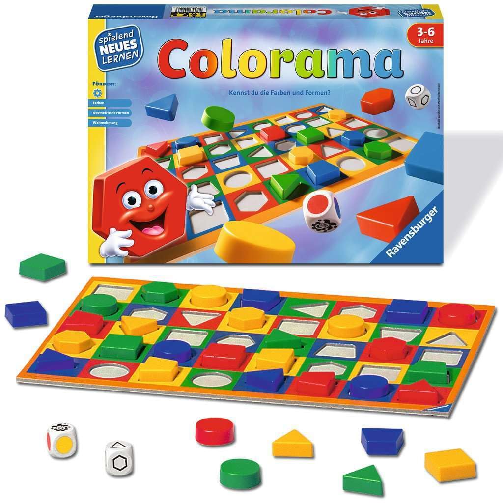 Ravensburger Kinderspiele- Colorama Gioco da Tavolo, Colore Marrone, 24921