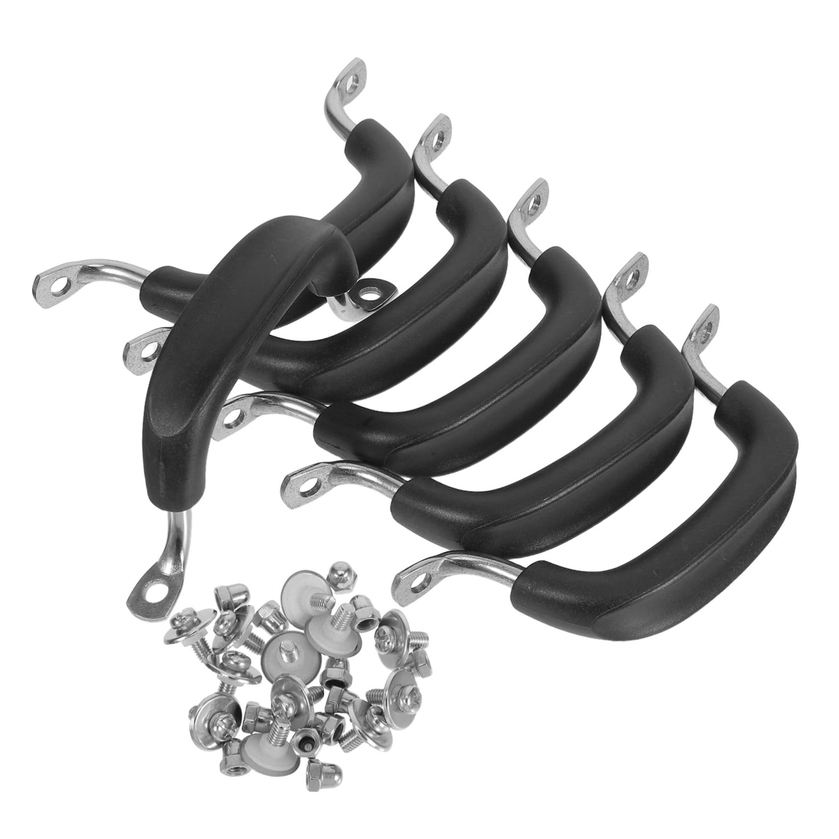 Hohopeti Pomo de Tapa de Olla de Doble Orificio, 6 Piezas, Negro