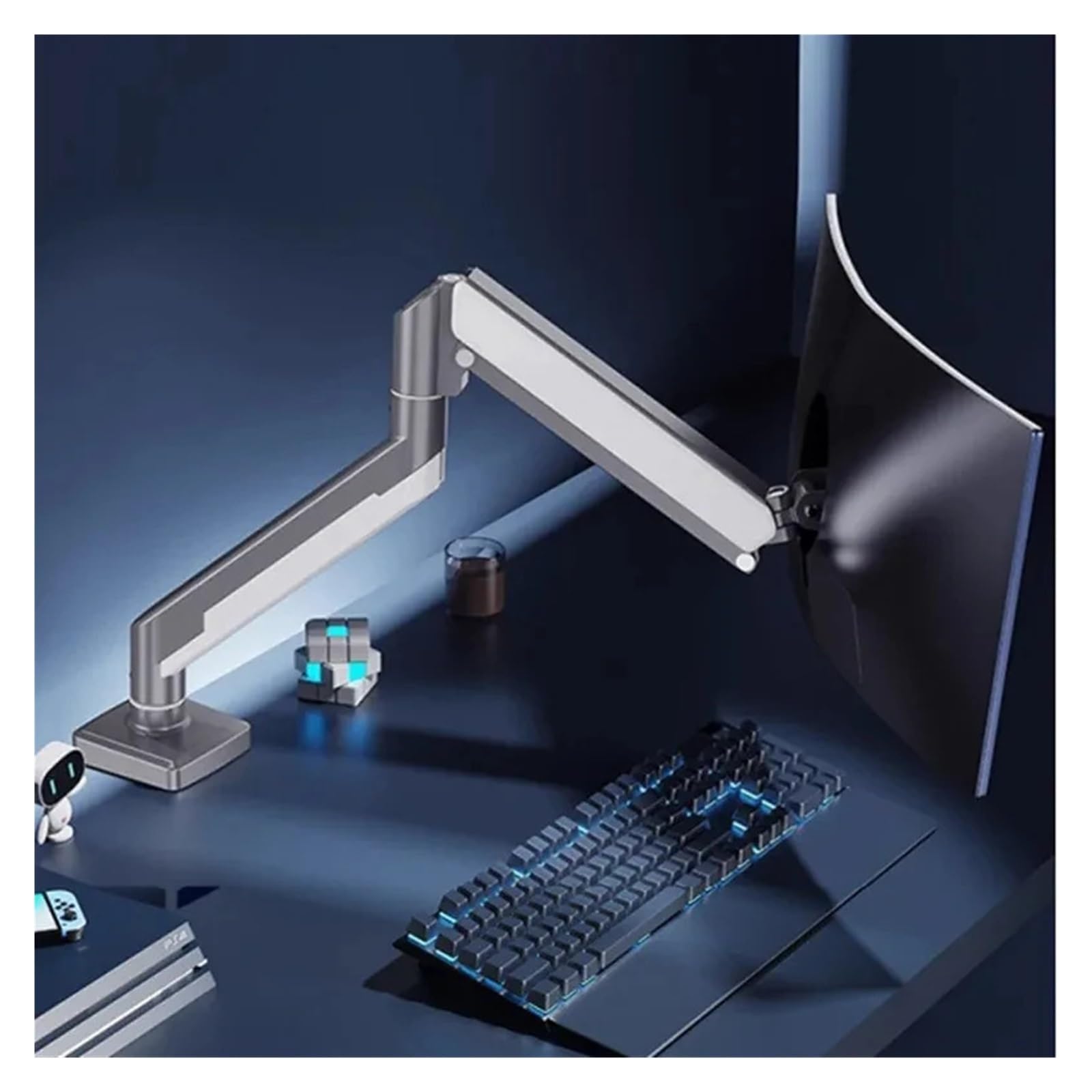 Monitor Stand, Supporto for monitor gas singolo 13-32"