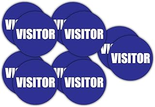 Visitor Hard Hat Stickers/Helmet Decals Labels Safety Plant Visit Visiting Factory Manager Foreman