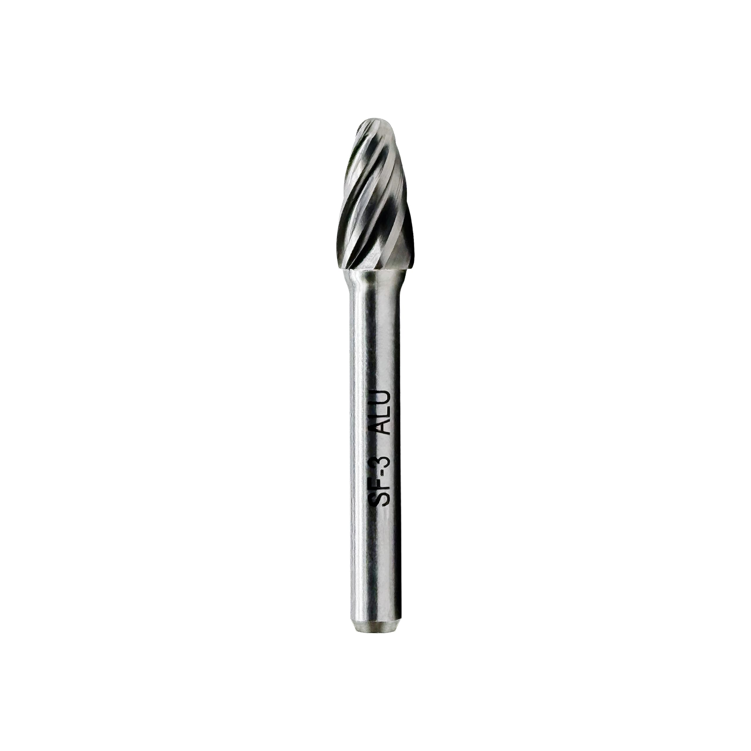 LU&MN SF-3 Aluminum Cutting Burr, 1/4" Shank, 3/8" Head, 1 Pc