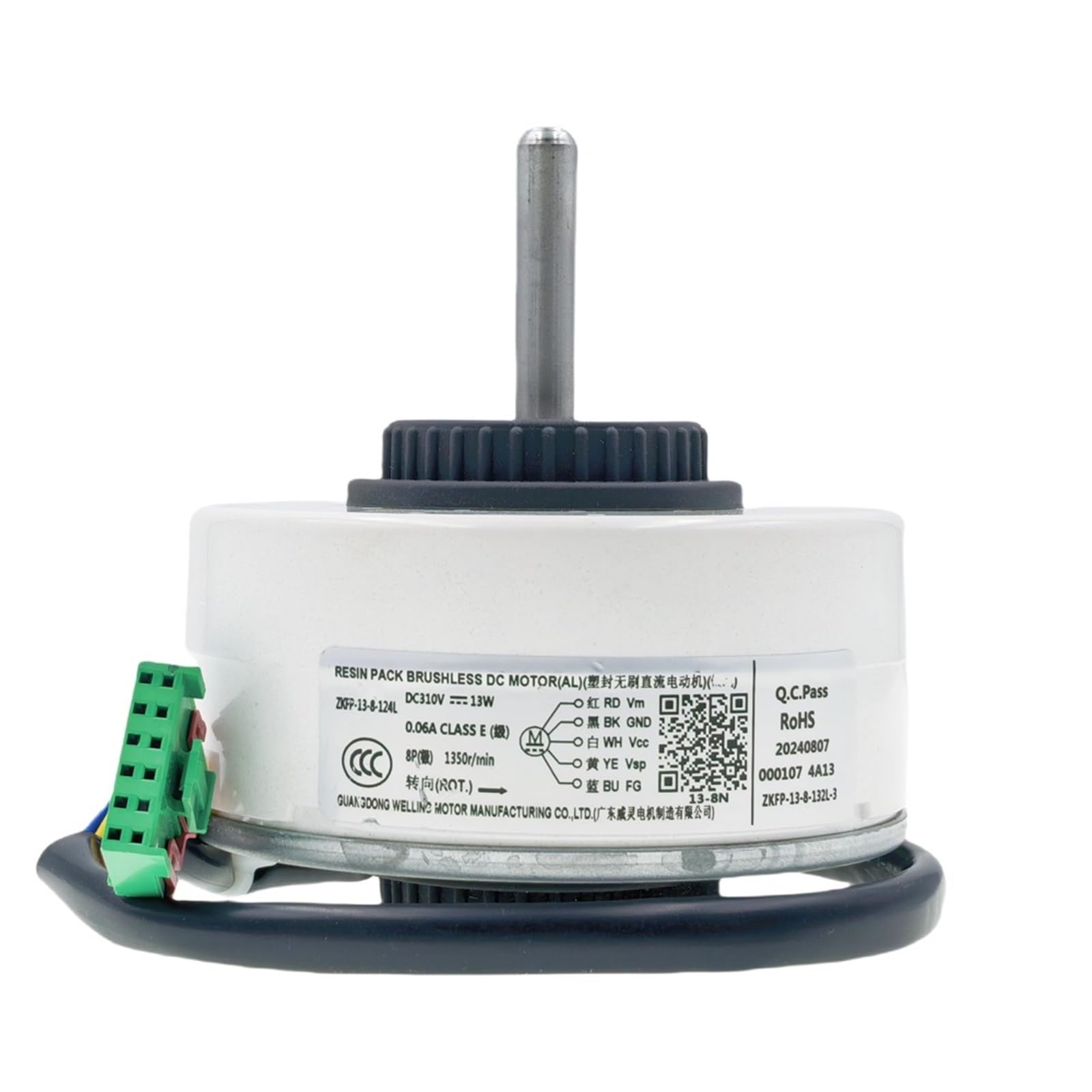 EKFBQBGW ZKFP-13-8-124L DC310 13W 1350r/min Indoor Unit DC Fan electronic starter for Air Conditioner Conditioning Parts
