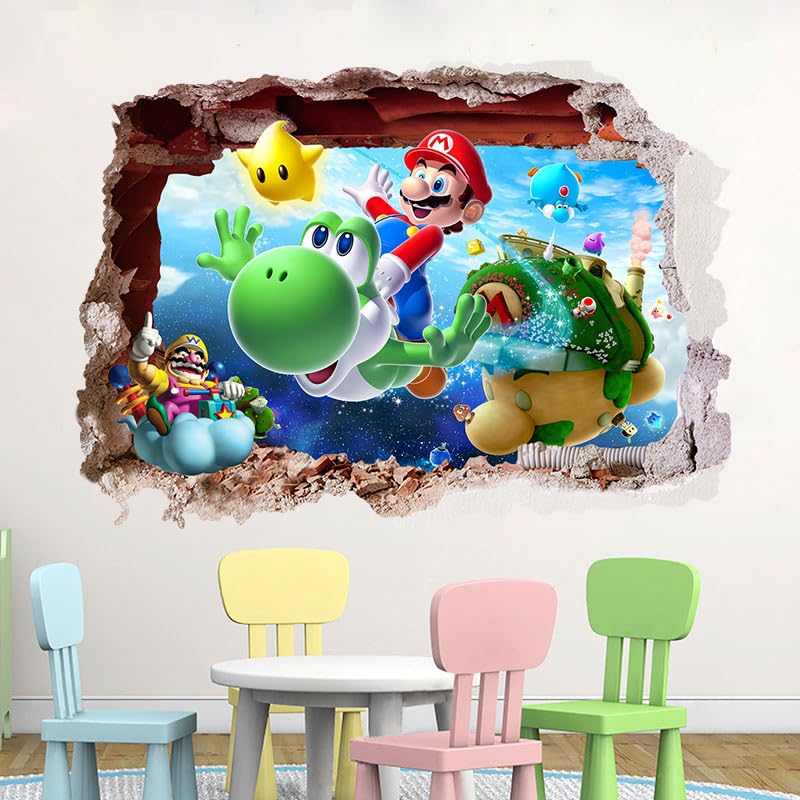 Adesivo 60x100 Cm Effetto Finestra Finest Folia Graz Design - Adesivo Da Parete 3D, Con Foro Di Muro, Autoadesivo, Altezza 60 X Larghezza 100 Cm, Per Camera Da Letto, Soggiorno (WL23 Tramonto