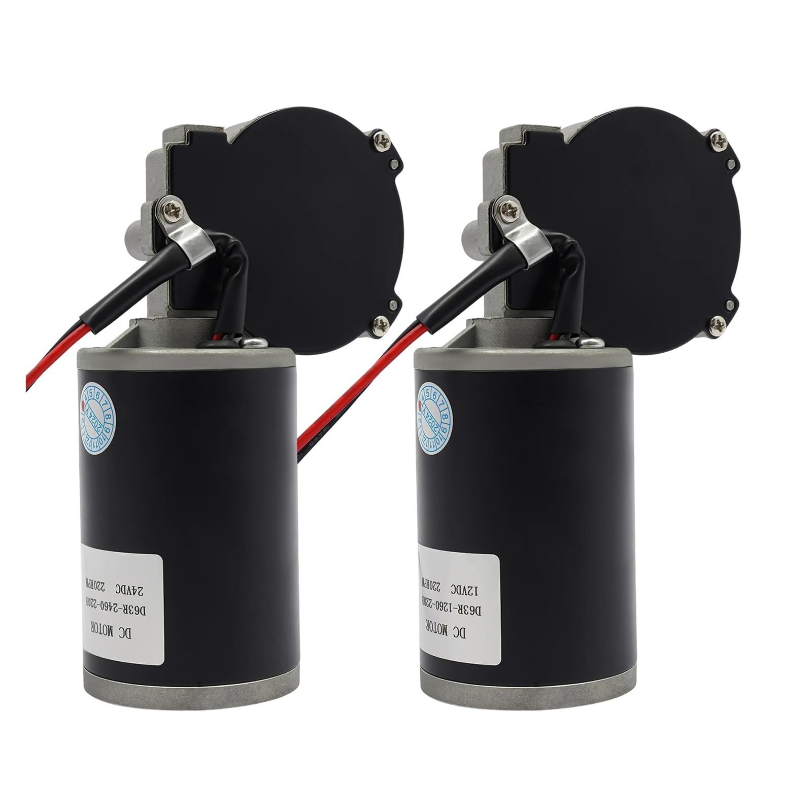 60W elektrischer Getriebemotor, kleiner 12/24V Gleichstrommotor, -30~60°C Arbeitstemperaturbereich, Drehzahlminderer für Garagentor(24V)