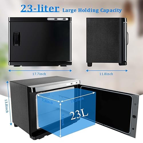 Miniatura 4 de Calentador de toallas calientes para spa  23 L de gran capacidad para toallas calientes profesional 2 en 1 calentadores de toallas de spa para