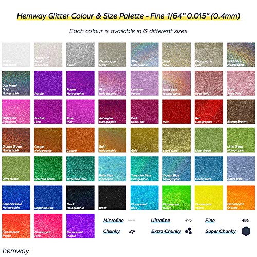 Hemway zilveren holografische glitter verf additief boete 1/64"0.4mm voor emulsie op water gebaseerde verven - interieur & buitenmuur, plafond, hout, vernis, mat, glans, satijn, zijde - 100 g / 3.5oz - Image 8