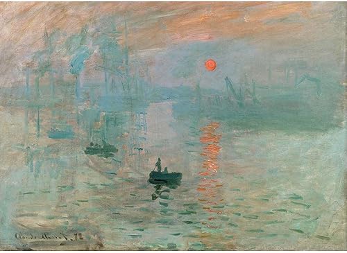 Miniatura 6 de MaxRenard Juego de 1000 piezas rompecabezas colección de arte fino juguete Monet Sunrise impresión