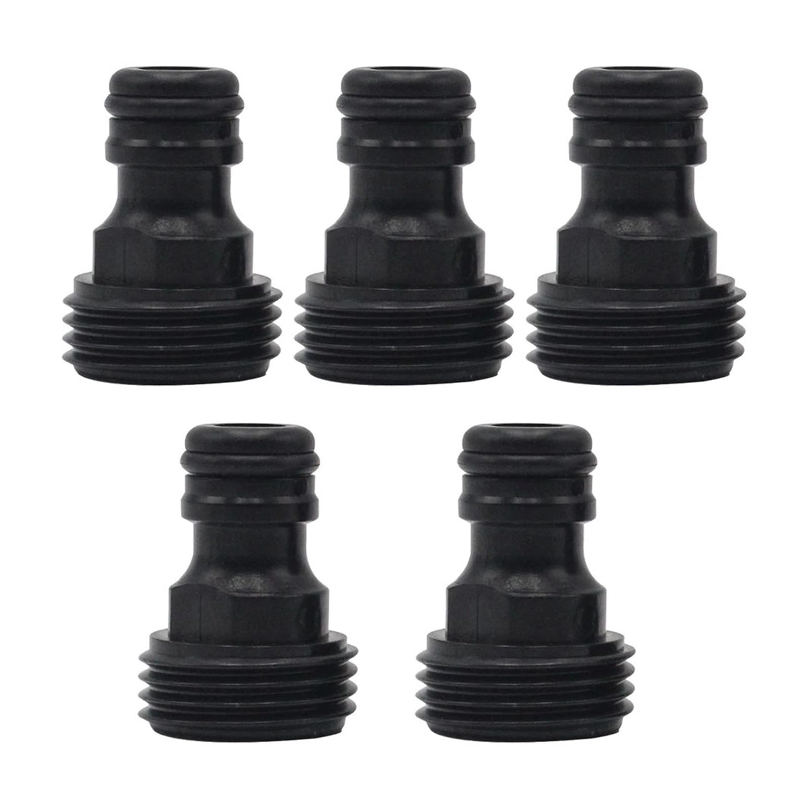 Accesorios De Conexión Rápida Plástico 1/2" | Adaptador de tubería de agua de jardín de acoplamiento rápido roscado de 5 uds 1/2"