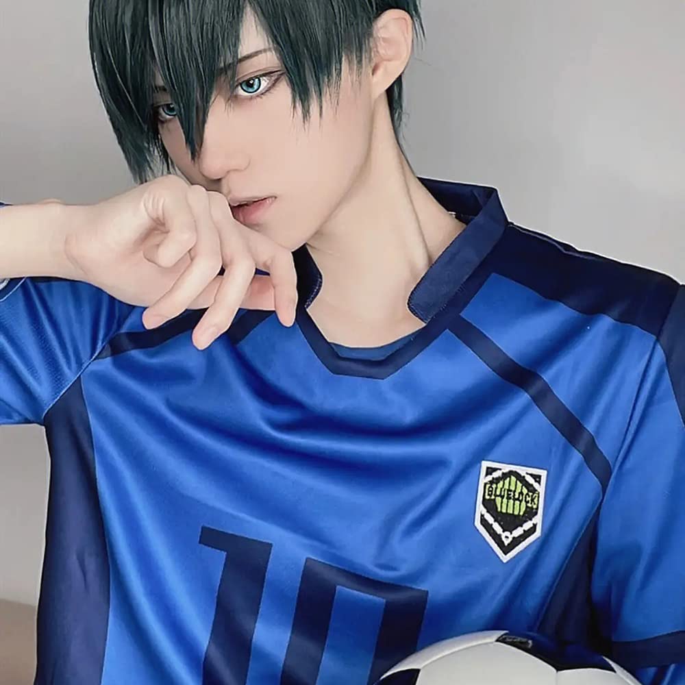 Charous Anime Manga Blue Lock Cosplay Bachira Meguru Sportbekleidung, Anzüge, Unisex, Sportkostüm für Cosplay