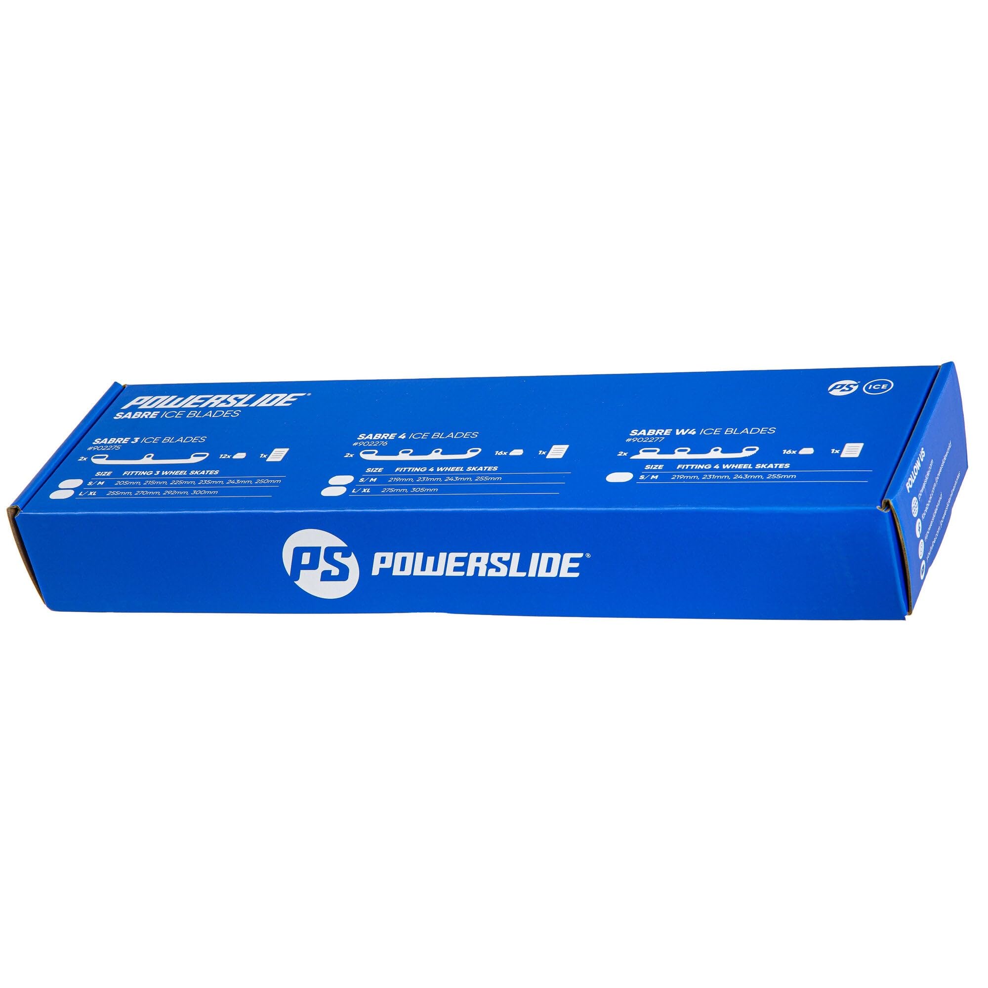 Powerslide Schlittschuh Sabres 4W Eiskufen für 4-Rollen Inline Skates, für Damen und Herren