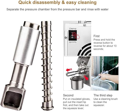 Miniatura 6 de CGOLDENWALL Máquina de prensa de aceite, prensa de aceite automática, control inteligente de temperatura, extractor de aceite de acero inoxidable