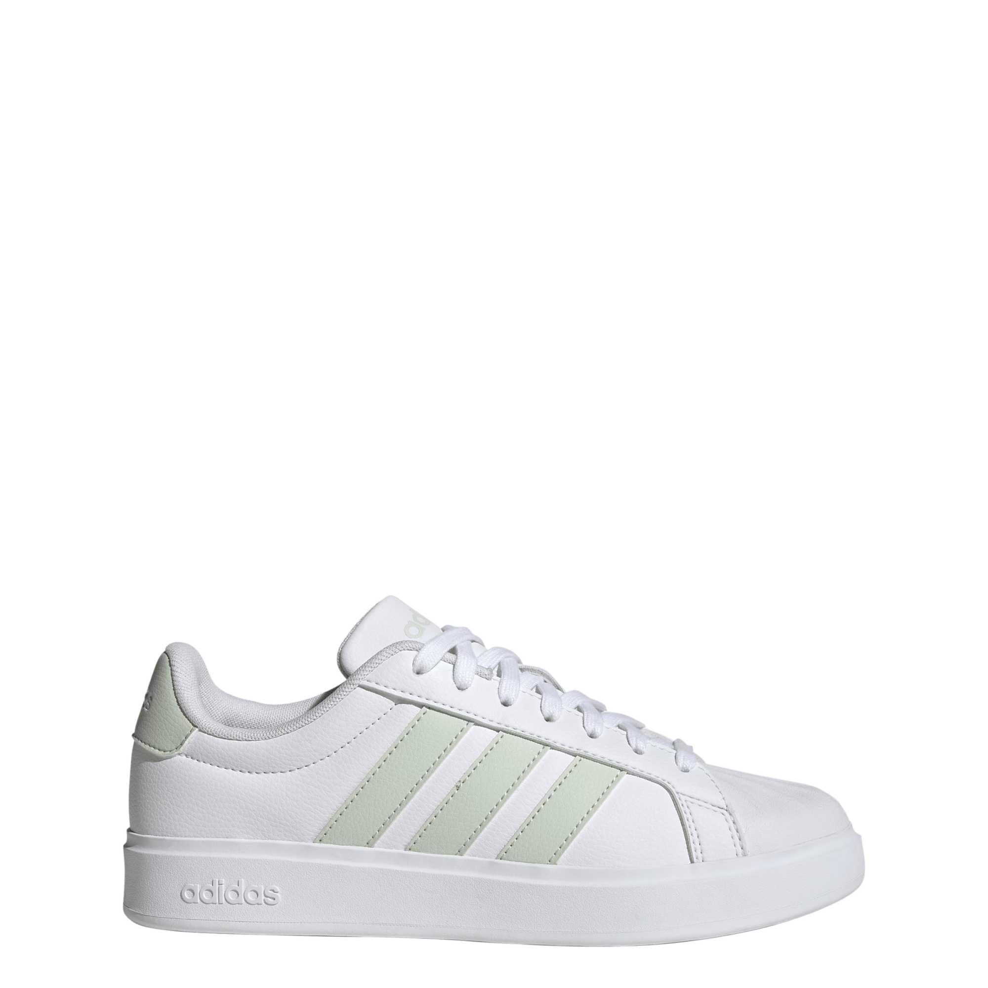 adidas Damen STREETTALK Shoes, FTWR White/Linen Green/FTWR White, 36 2/3 EU
