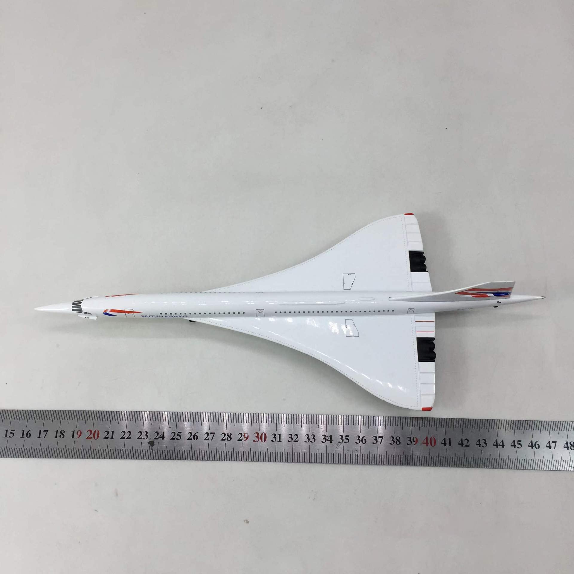 TECKEEN Skala 1/200 brytyjski model samolotu F-BVFB Concorde model samolotu ze stopu odlewu ciśnieniowego model samolotu do kolekcji