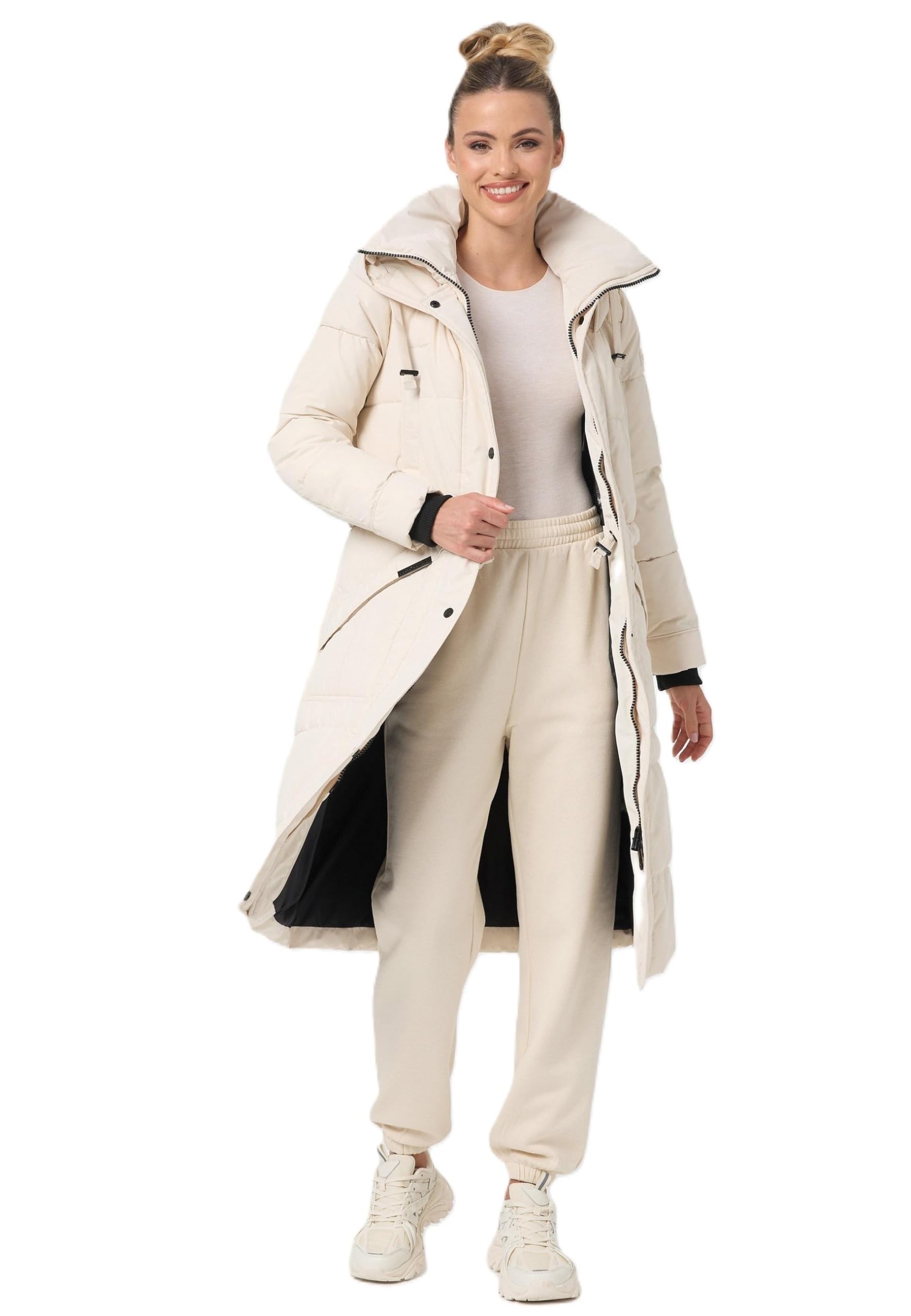 Marikoo Ayumii Winterjacke Creme Produktbeschreibung